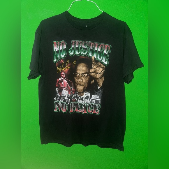 Other - Vintage Malcom X graphic tee